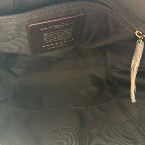 Coach Brown Signature Crossbody Bag ne - Picture 11 of 16